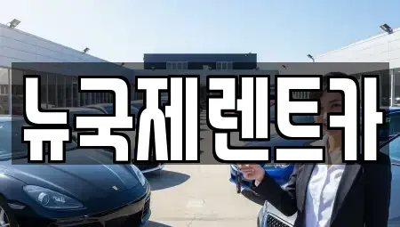 부산광역시 동래구 렌트카 전문 뉴국제렌트카