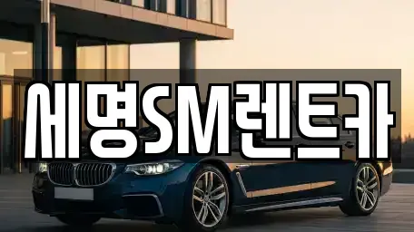 부산광역시 영도구 영선동3가 렌트카 전문 세명SM렌트카