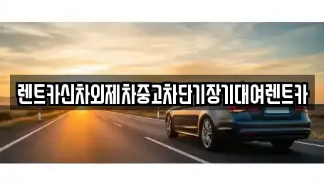 서울 서대문구 옥천동 장기렌트카 전문 렌트카신차외제차중고차단기장기대여렌트카