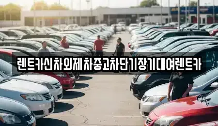 서울 성북구 보문동1가 장기렌트카 전문 렌트카신차외제차중고차단기장기대여렌트카