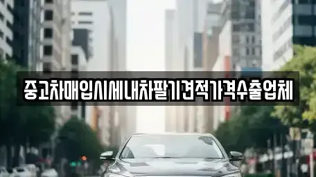 서울 성북구 보문동1가 중고차매입 전문 중고차매입시세내차팔기견적가격수출업체