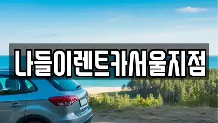 서울 성북구 성북동 렌트카 전문 나들이렌트카서울지점