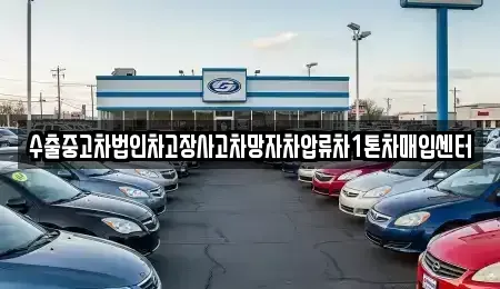 서울 성북구 성북동 중고차매입 전문 수출중고차법인차고장사고차망자차압류차1톤차매입센터
