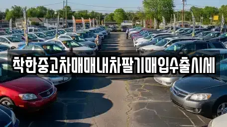 서울 송파구 송파동 중고차매입 전문 착한중고차매매내차팔기매입수출시세