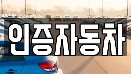 서울 종로구 서린동 중고차매매 전문 인증자동차