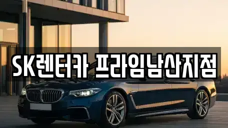 서울 중구 필동3가 렌트카 전문 SK렌터카 프라임남산지점
