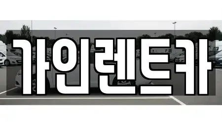 서울특별시 강동구 둔촌동 렌트카 전문 가인렌트카