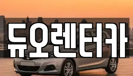 서울특별시 강동구 둔촌동 렌트카 전문 듀오렌터카