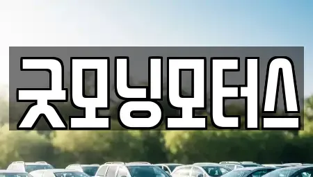 서울특별시 동작구 상도1동 중고차매매 전문 굿모닝모터스