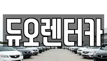 서울특별시 송파구 마천동 렌트카 전문 듀오렌터카