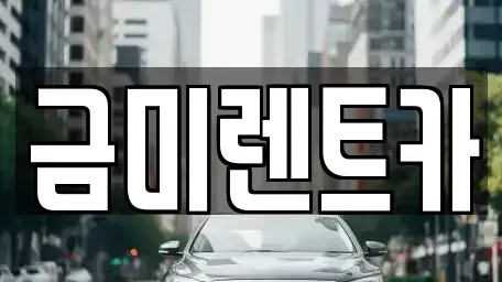 서울특별시 영등포구 도림동 단기렌트카 전문 금미렌트카