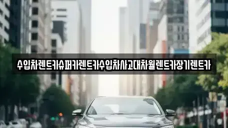 서울특별시 영등포구 도림동 장기렌트카 전문 수입차렌트카슈퍼카렌트카수입차사고대차월렌트카장기렌트카