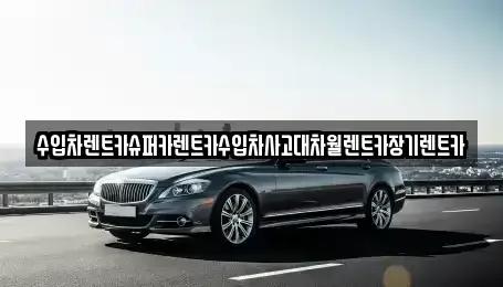 서울특별시 용산구 한강로1가 장기렌트카 전문 수입차렌트카슈퍼카렌트카수입차사고대차월렌트카장기렌트카