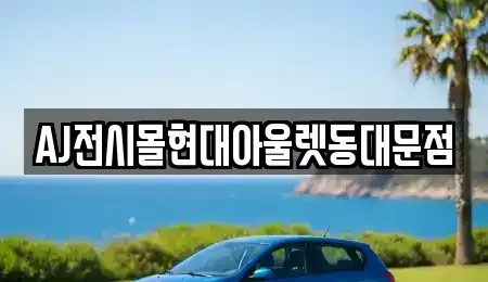 서울특별시 종로구 동숭동 장기렌트카 전문 AJ전시몰현대아울렛동대문점