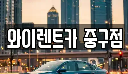 서울특별시 종로구 종로5가 렌트카 전문 와이렌트카 중구점