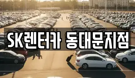 서울특별시 중구 렌트카 전문 SK렌터카 동대문지점
