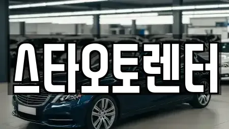 서울특별시 중구 산림동 렌트카 전문 스타오토렌터