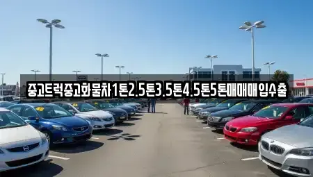 서울특별시 중구 을지로1가 중고차 전문 중고트럭중고화물차1톤2.5톤3.5톤4.5톤5톤매매매입수출