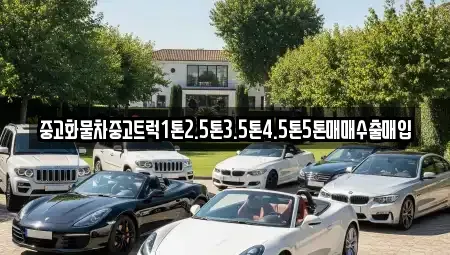 서울특별시 중구 을지로5가 중고차매입 전문 중고화물차중고트럭1톤2.5톤3.5톤4.5톤5톤매매수출매입