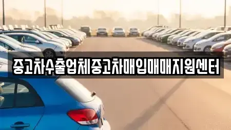 세종 한솔동 중고차매입 전문 중고차수출업체중고차매입매매지원센터