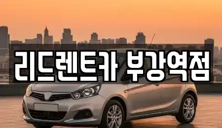 세종특별자치시 연동면 렌트카 전문 리드렌트카 부강역점