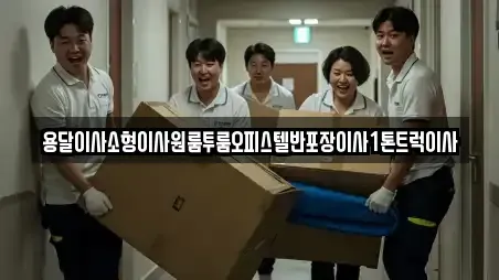 용달이사소형이사원룸투룸오피스텔반포장이사1톤트럭이사