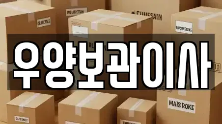 우양보관이사