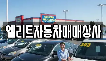 울산광역시 동구 중고차매매 전문 엘리트자동차매매상사