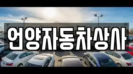 울산광역시 울주군 중고차 전문 언양자동차상사