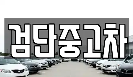 인천 계양구 둑실동 중고차매매 전문 검단중고차