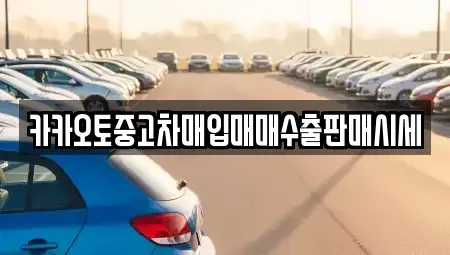 인천 계양구 둑실동 중고차매입 전문 카카오토중고차매입매매수출판매시세