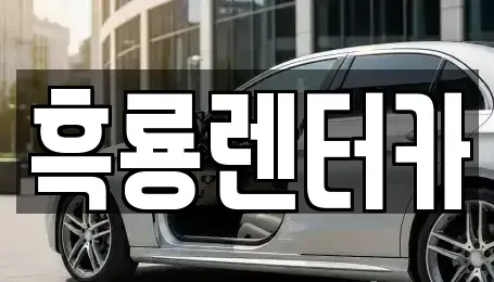 인천 미추홀구 관교동 렌트카 전문 흑룡렌터카