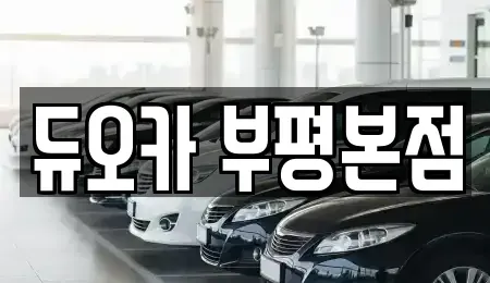 인천 부평구 산곡동 장기렌트카 전문 듀오카 부평본점