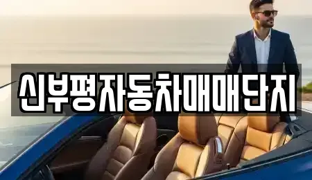 인천 부평구 중고차 전문 신부평자동차매매단지