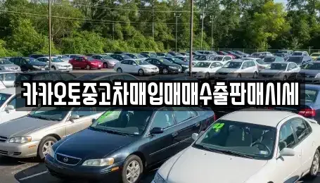인천 부평구 중고차매입 전문 카카오토중고차매입매매수출판매시세