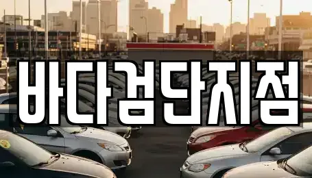인천 서구 마전동 렌트카 전문 바다검단지점