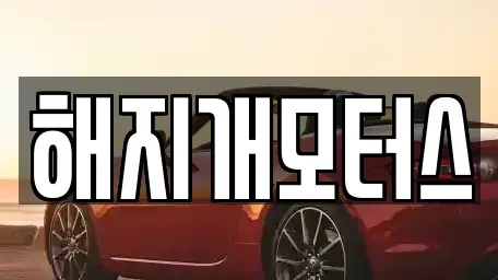 인천 서구 마전동 중고차매매 전문 해지개모터스