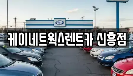 인천 중구 항동7가 단기렌트카 전문 케이네트웍스렌트카 신흥점