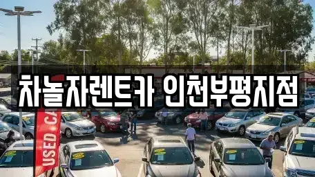 인천광역시 부평구 부평동 단기렌트카 전문 차놀자렌트카 인천부평지점