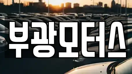 인천광역시 부평구 부평동 중고차 전문 부광모터스