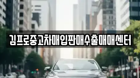 인천광역시 중구 답동 중고차매입 전문 김프로중고차매입판매수출매매센터
