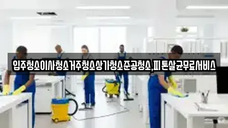 입주청소이사청소거주청소상가청소준공청소,피톤살균무료서비스