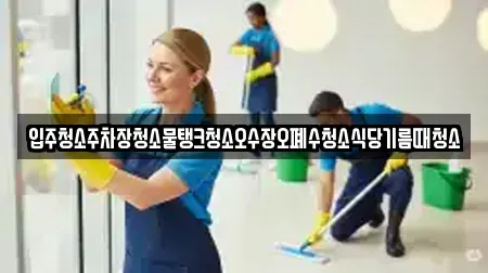입주청소주차장청소물탱크청소오수장오폐수청소식당기름때청소