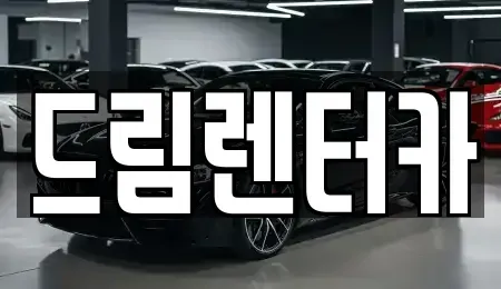 전남 광양시 성황동 렌트카 전문 드림렌터카