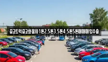 전남 목포시 금화동 중고차매입 전문 중고트럭중고화물차1톤2.5톤3.5톤4.5톤5톤매매매입수출