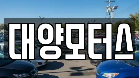 전남 순천시 덕월동 중고차 전문 대양모터스