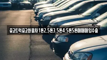 전남 순천시 덕월동 중고차 전문 중고트럭중고화물차1톤2.5톤3.5톤4.5톤5톤매매매입수출