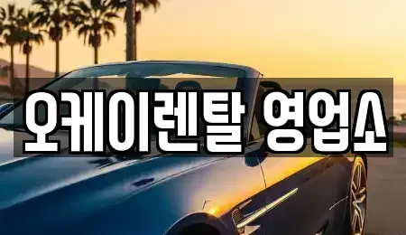 전남 함평군 학교면 렌트카 전문 오케이렌탈 영업소