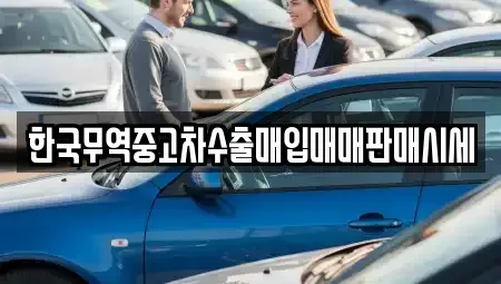 전라남도 담양군 중고차매입 전문 한국무역중고차수출매입매매판매시세