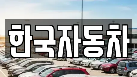 전라남도 여수시 둔덕동 렌트카 전문 한국자동차